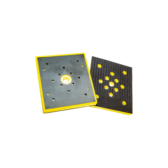 Emax 100 x 110 mm. Cırtlı Kare Zımpara Tabanı | Pads Zımp. Taban ve Polisaj Süng. | Hırda Market