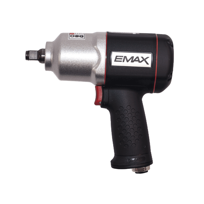 Emax 1/2inç 113 kg. 8500 RPM Kompozit Havalı Somun Sökme | Havalı El Aletleri | Hırda Market