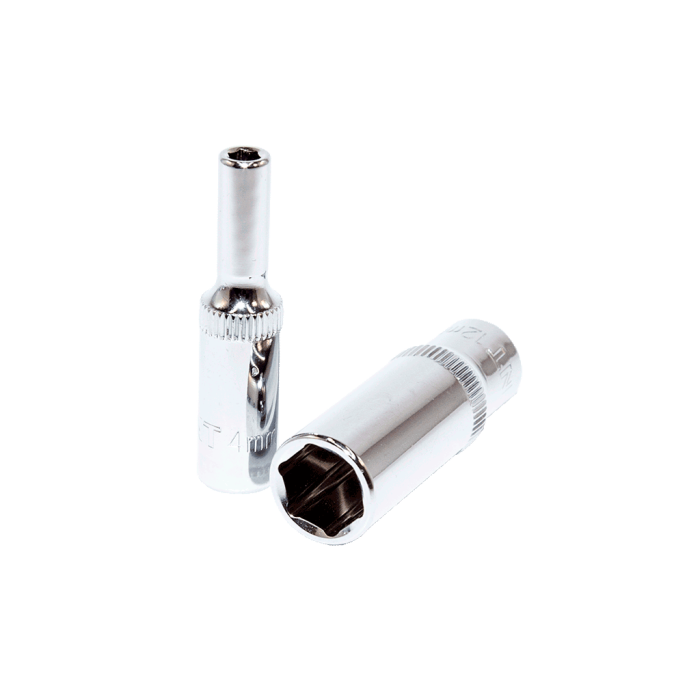 NTTools 1/4inç 6 Köşe CrV Uzun Lokmalar | CR-V Lokmalar | Hırda Market