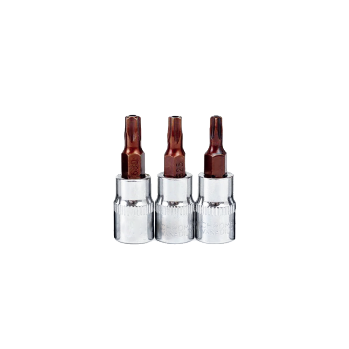 NTTools 1/4inç Star Delikli Torx CrV S2 Lokmalar | CR-V Lokmalar | Hırda Market