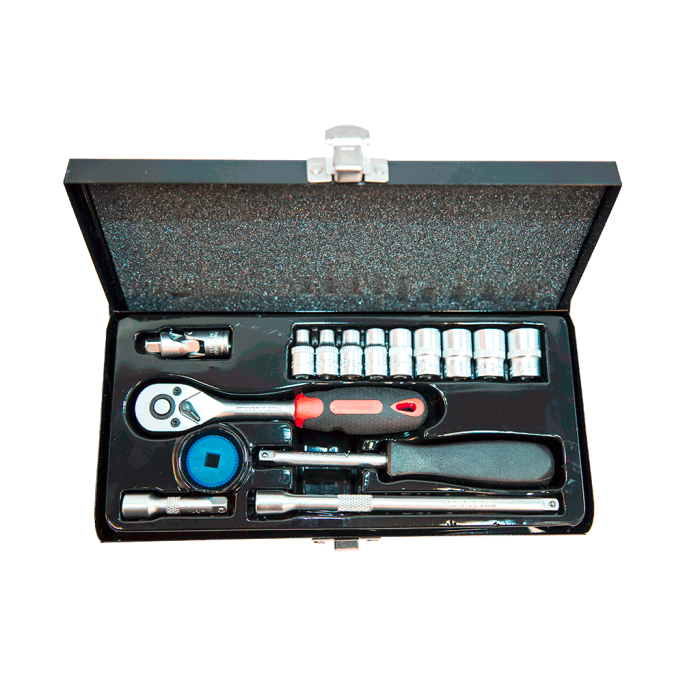 NTTools 16 Parça 1/4inç Altı Köşe CR-V Lokma Seti | CR-V Lokmalar | Hırda Market