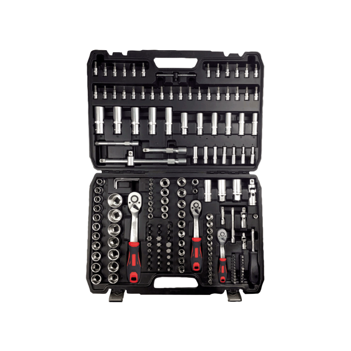 NTTools 173 Parça 1/2inç 3/8inç 1/4inç Cr-V Lokma Seti | CR-V Lokmalar | Hırda Market
