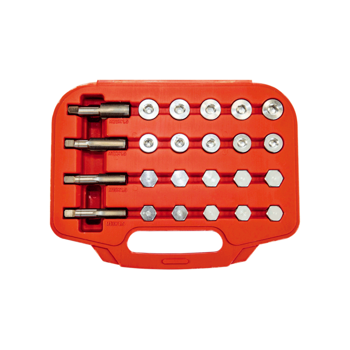 NTTools 28 Parça Karter Tapası Tamir Seti | Garaj Servis Ekipmanları | Hırda Market