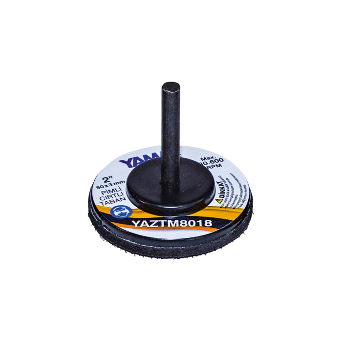YamaPads 2inç 50x3 mm. Pimli Cırtlı Taban | Pads Zımp. Taban ve Polisaj Süng. | Hırda Market