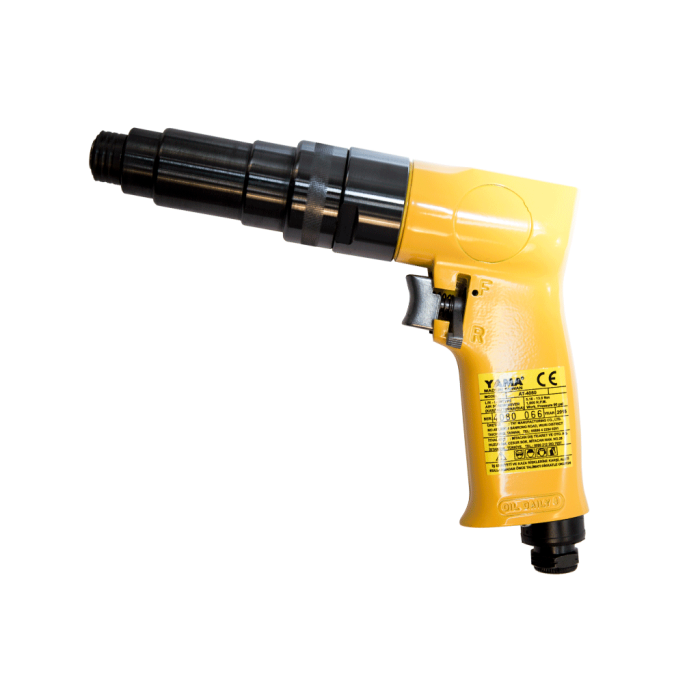 Yama 6 mm. 1800 RPM Kabzalı Tip Havalı Tornavida | Havalı El Aletleri | Hırda Market