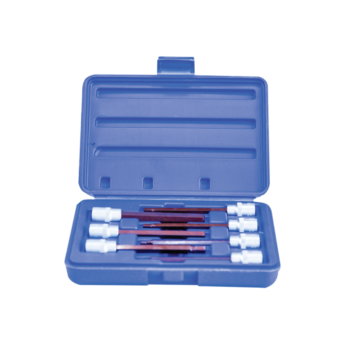 NTTools 7Prç S2 Allen 3/8inçEks.UzunCR-V LokmaSeti | CR-MO Lokmalar | Hırda Market