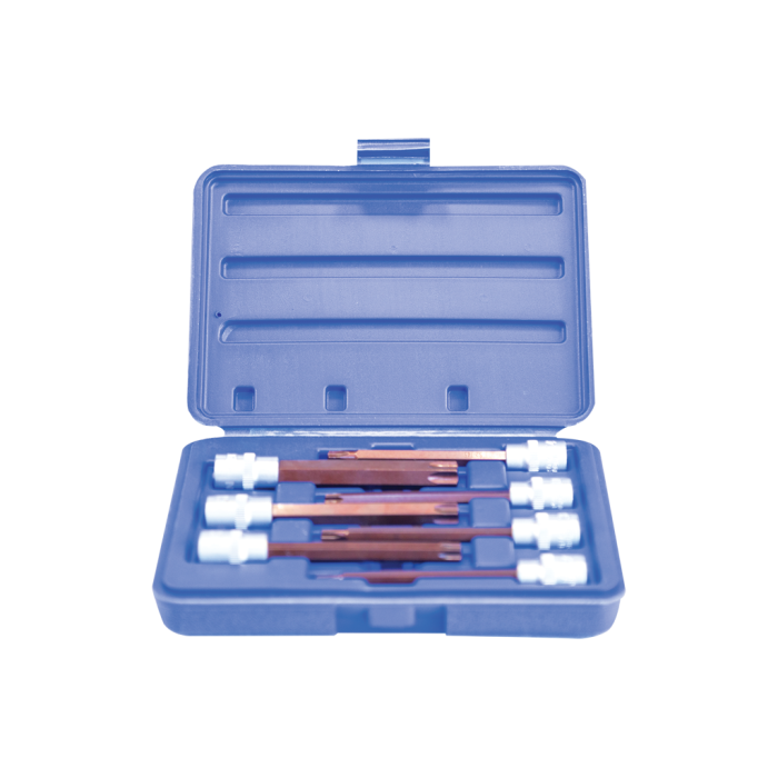 NTTools 7Prç S2 Torx 3/8inçEks.UzunCR-V LokmaSeti | CR-MO Lokmalar | Hırda Market