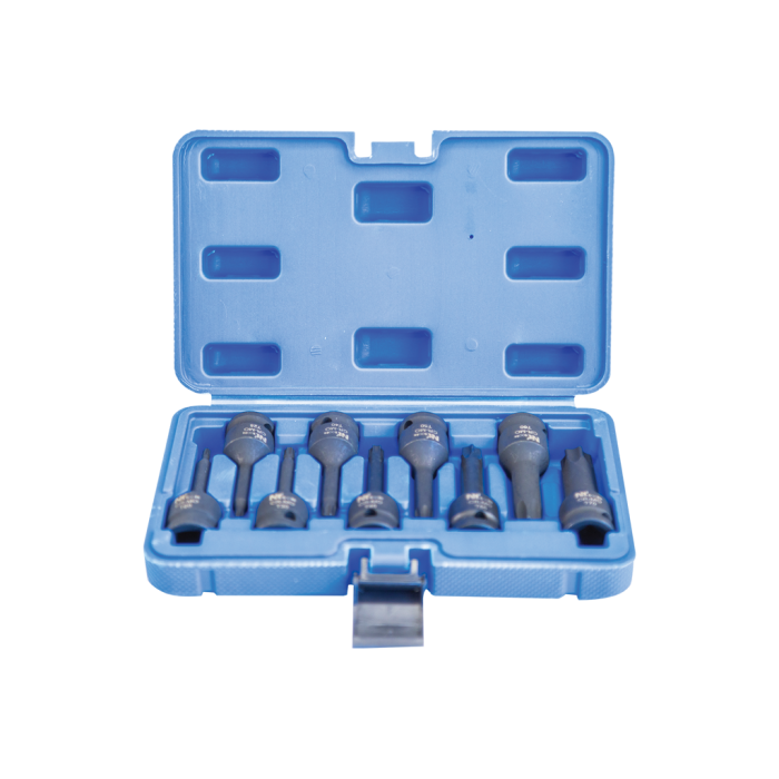 NTTools 9 Parça 1/2inç Cr-Mo Torx Uzun Lokma Seti | CR-MO Lokmalar | Hırda Market