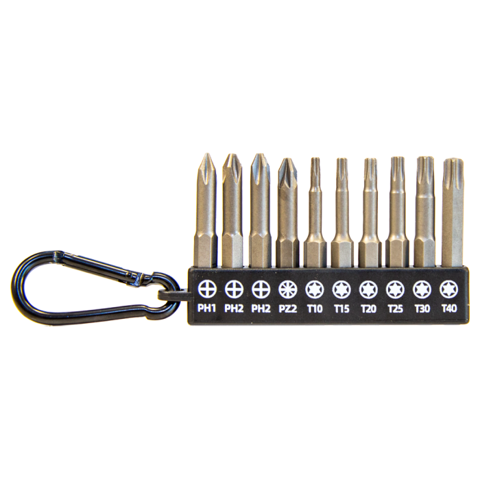 NTProbits 10 Parça 50mm S2 Manyetik Bits Seti - B Grubu | Bits Uçlar | Hırda Market